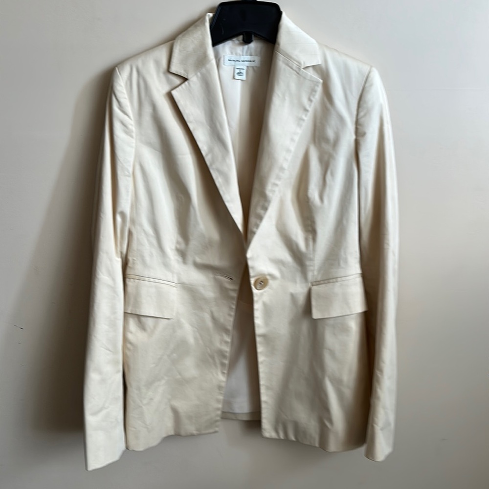 Banana Republic Light Yellow Blazer